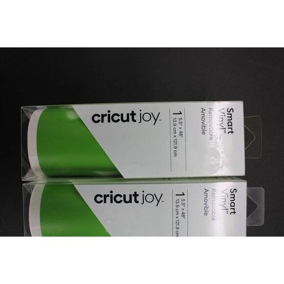 Lot Of 4 Cricut Joy Smart Vinyl - Removable 5.5” x 48” Bright Green New - Picture 2 of 5